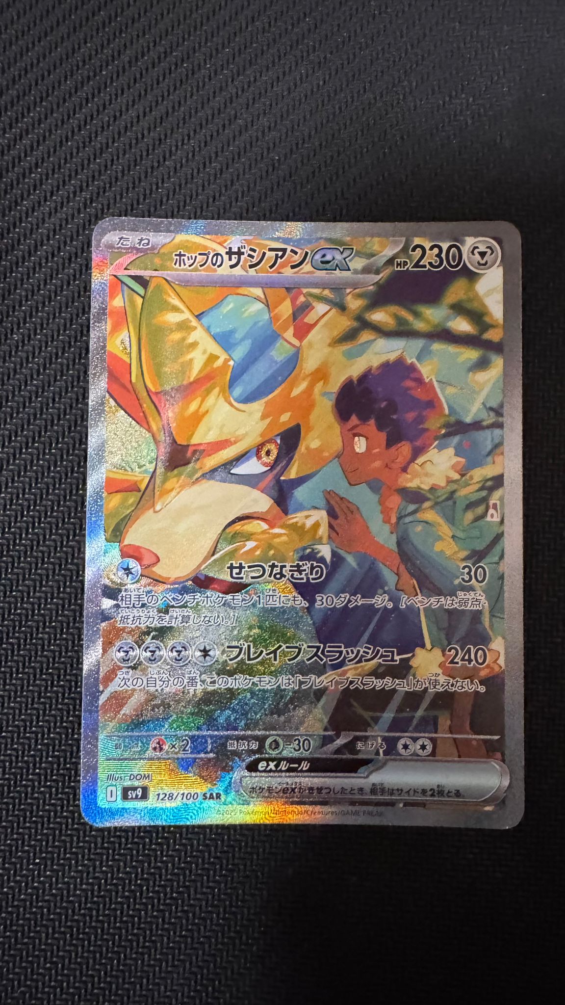 Hop's Zacian SAR 128/100 SV9 Battle Partners Japanese